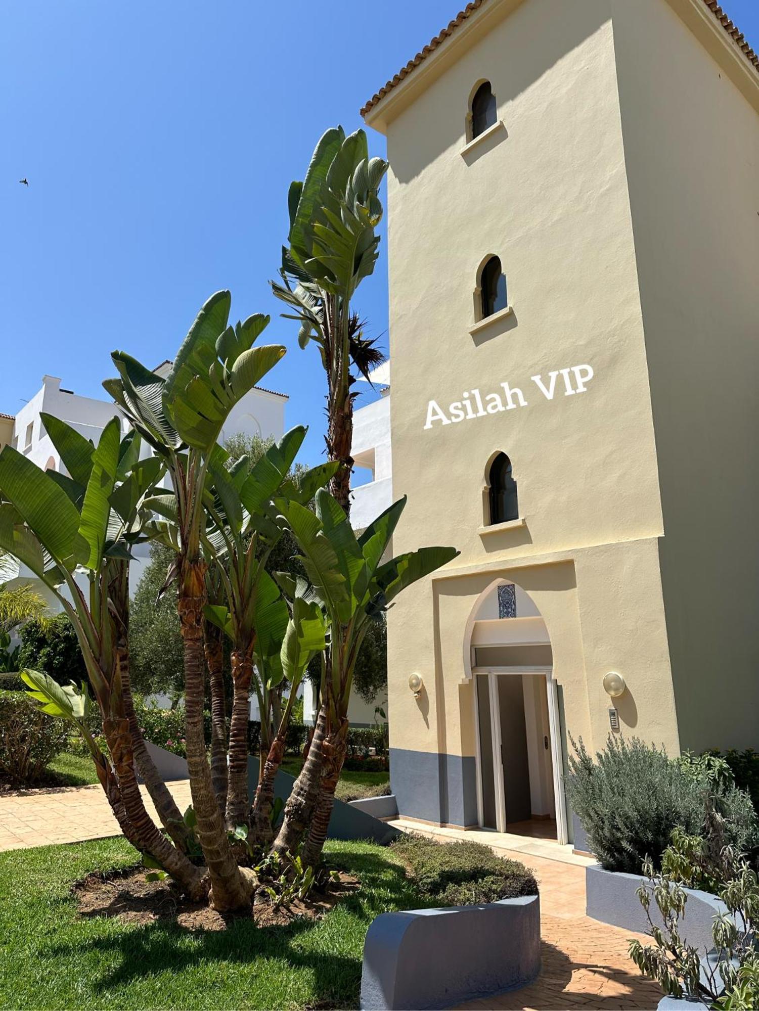 Asilah Vip - Haut Standing - Vue Mer - Piscines - Plage A 5 Minute - Garage Privee - Acces Pmr ภายนอก รูปภาพ